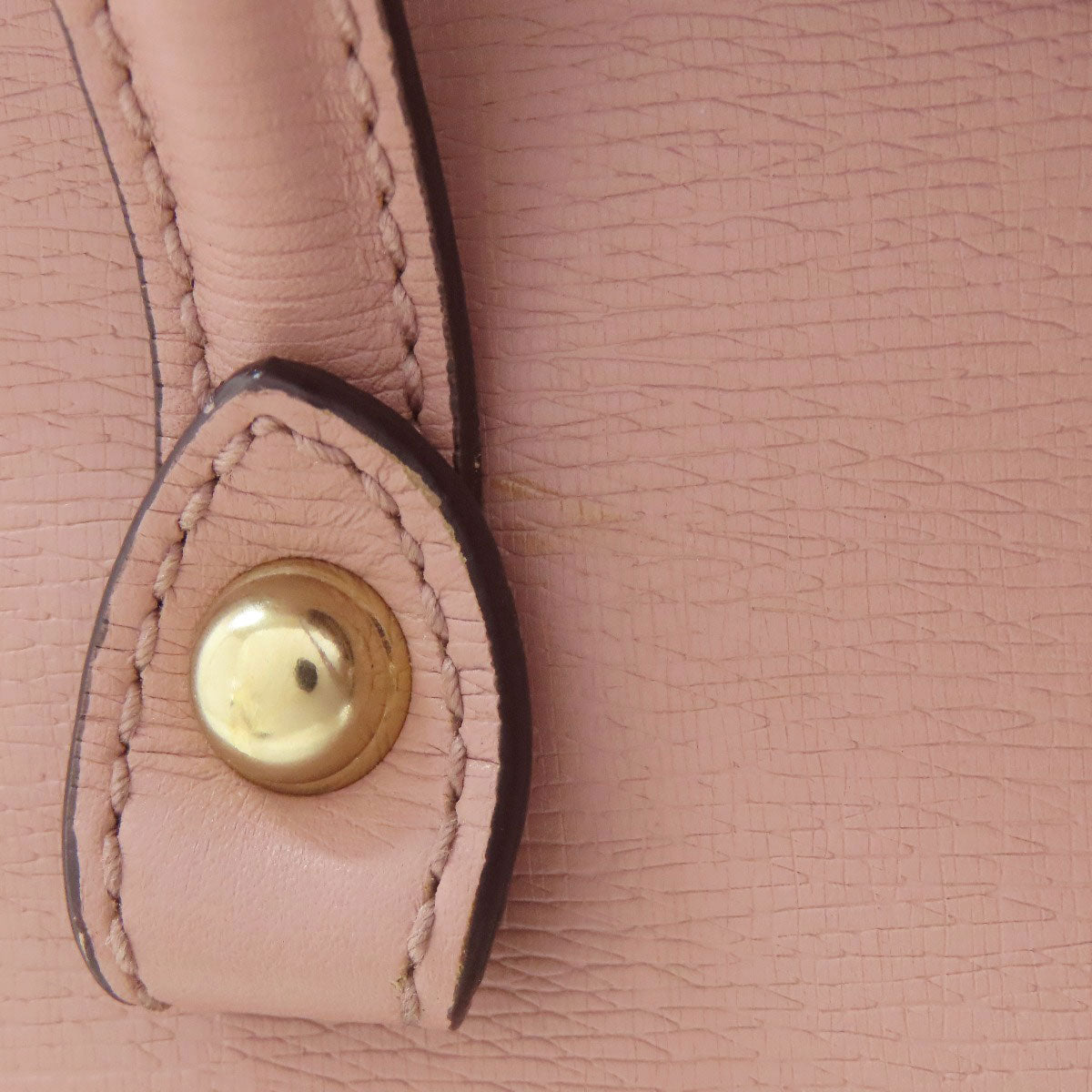 GUCCI Tote Bag 338989 leather pink Bamboo Women Used