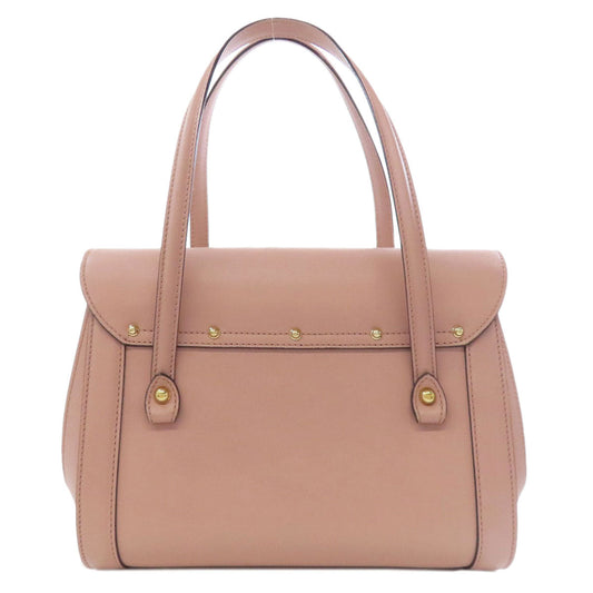 GUCCI Tote Bag 338989 leather pink Bamboo Women Used