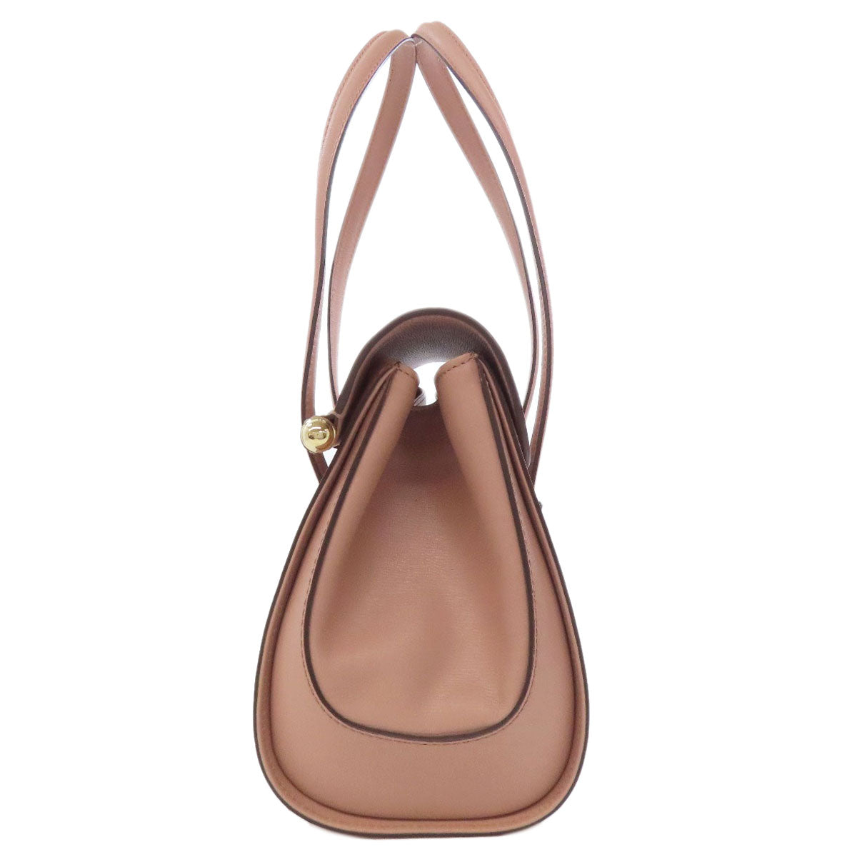 GUCCI Tote Bag 338989 leather pink Bamboo Women Used