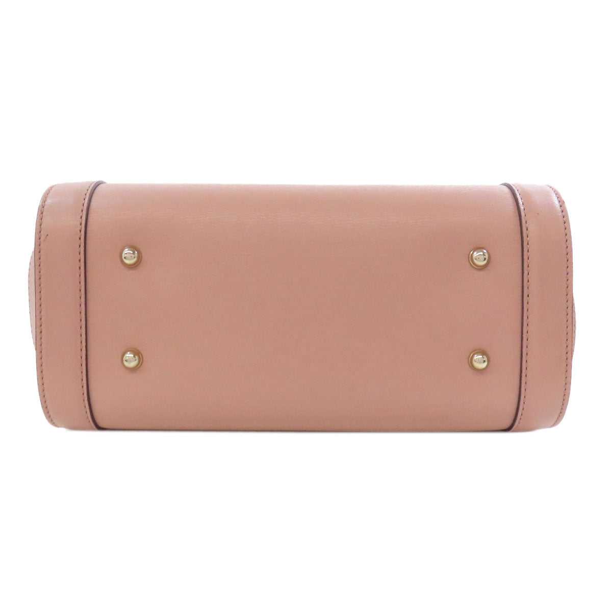 GUCCI Tote Bag 338989 leather pink Bamboo Women Used