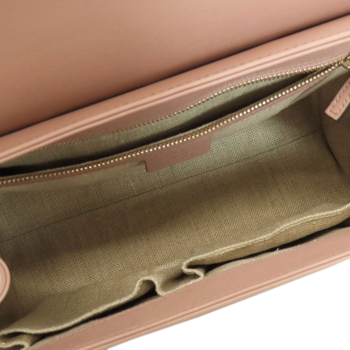GUCCI Tote Bag 338989 leather pink Bamboo Women Used