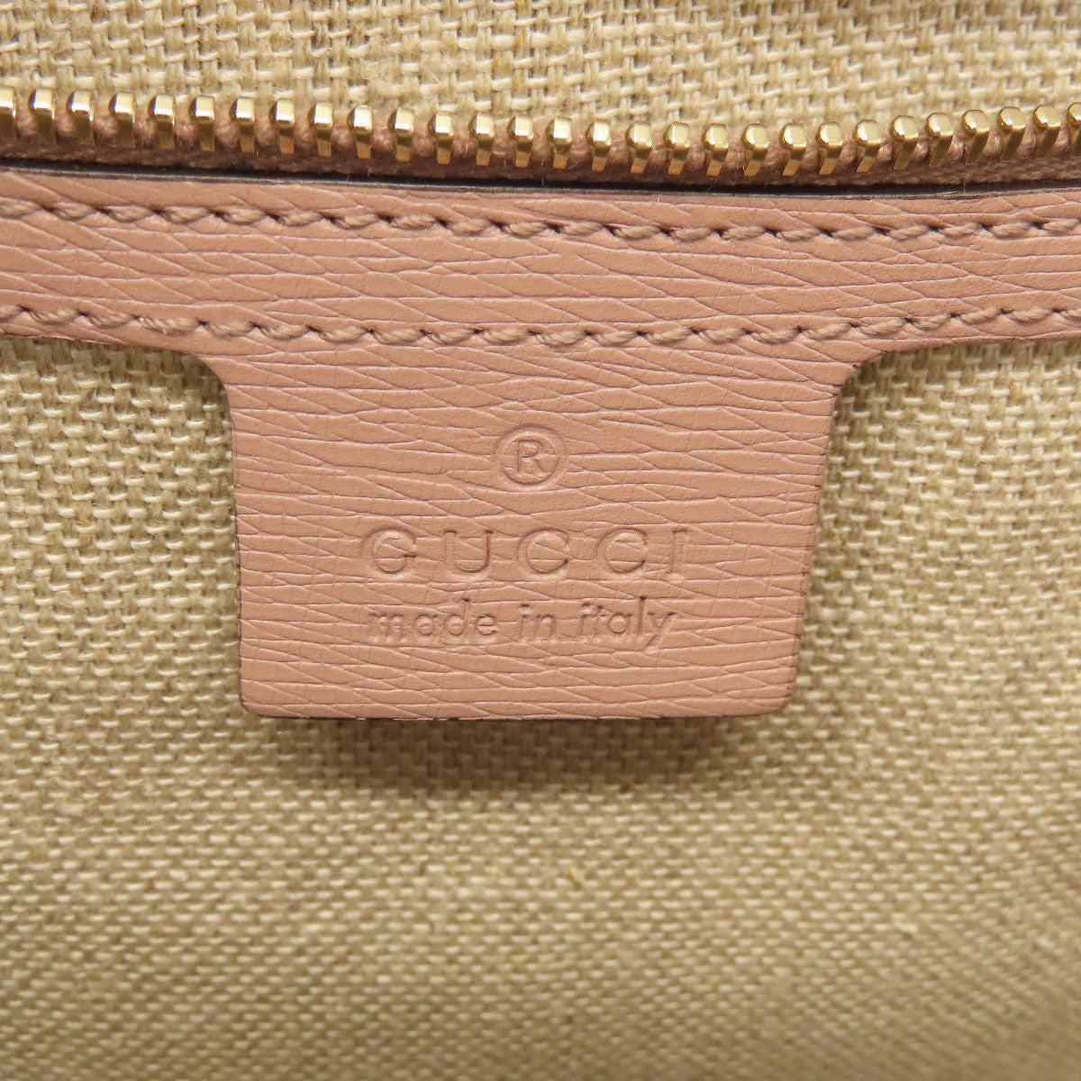 GUCCI Tote Bag 338989 leather pink Bamboo Women Used