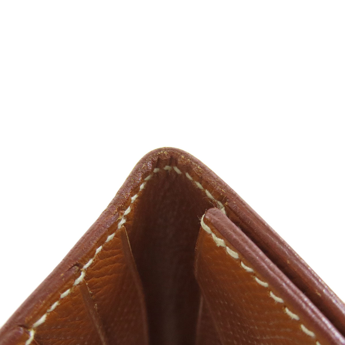 HERMES Long Wallet Purse Epsom gold Fleming Gold