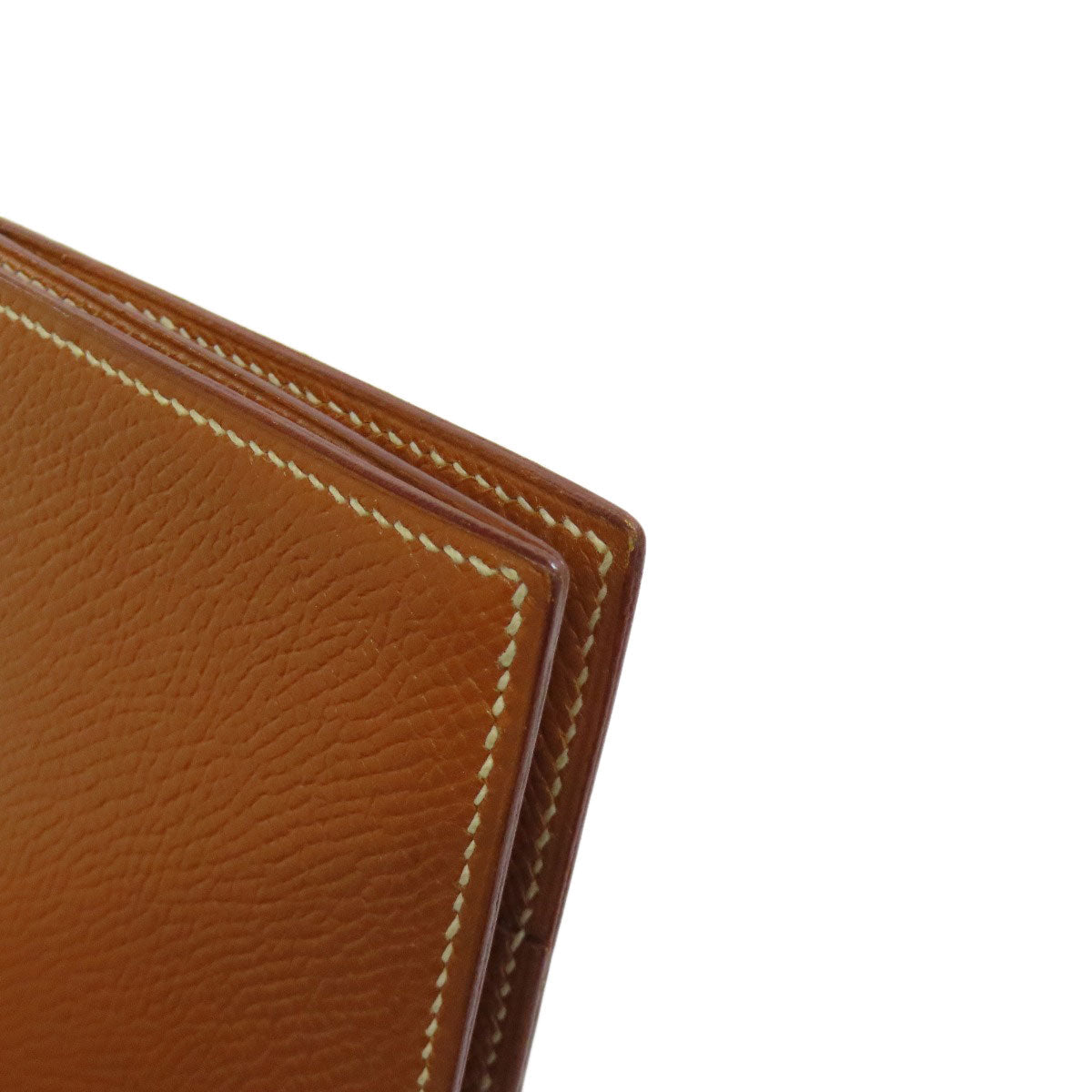 HERMES Long Wallet Purse Epsom gold Fleming Gold