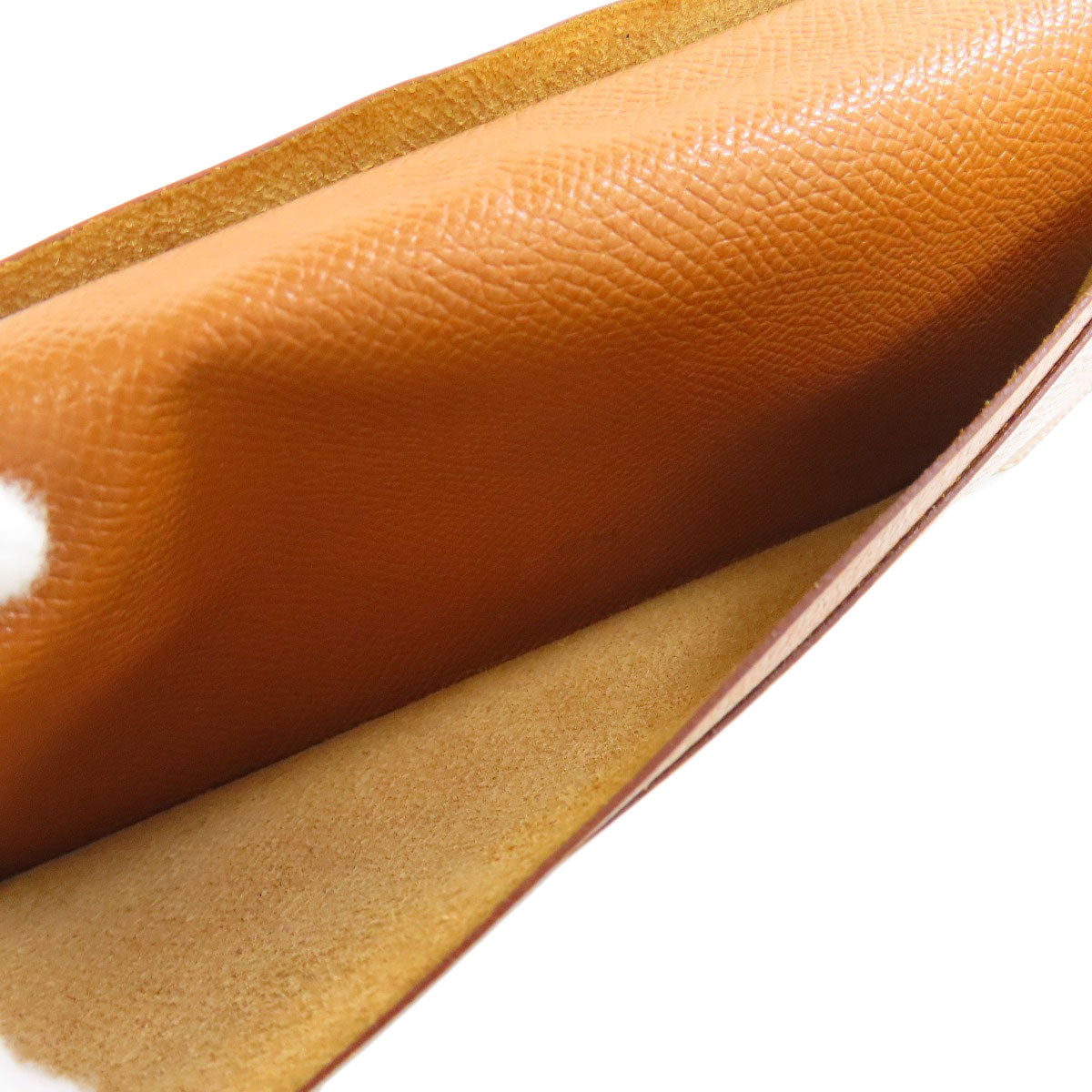 HERMES Long Wallet Purse Epsom gold Fleming Gold