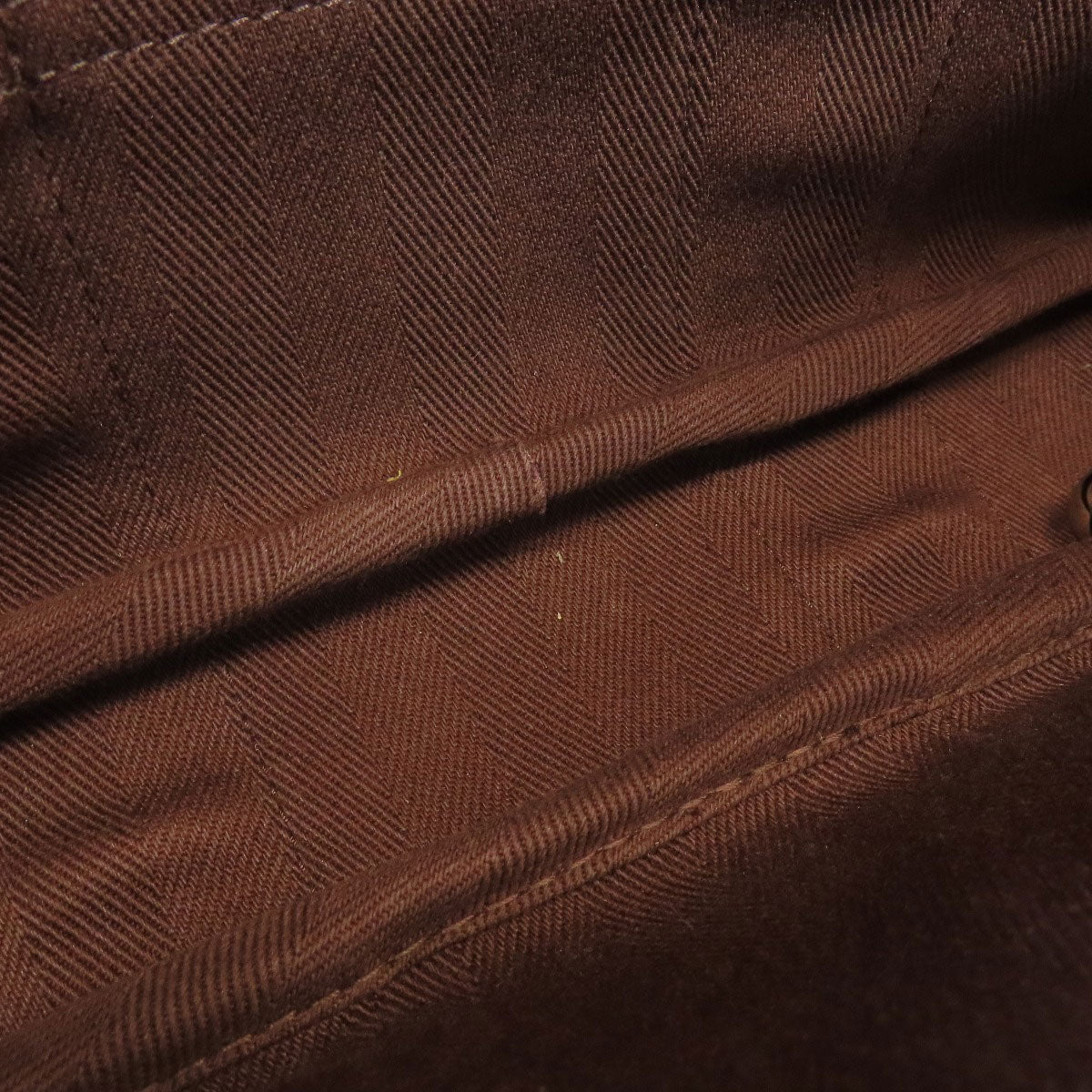 HERMES Handbag Towal chevron Brown Valparaiso Long PM