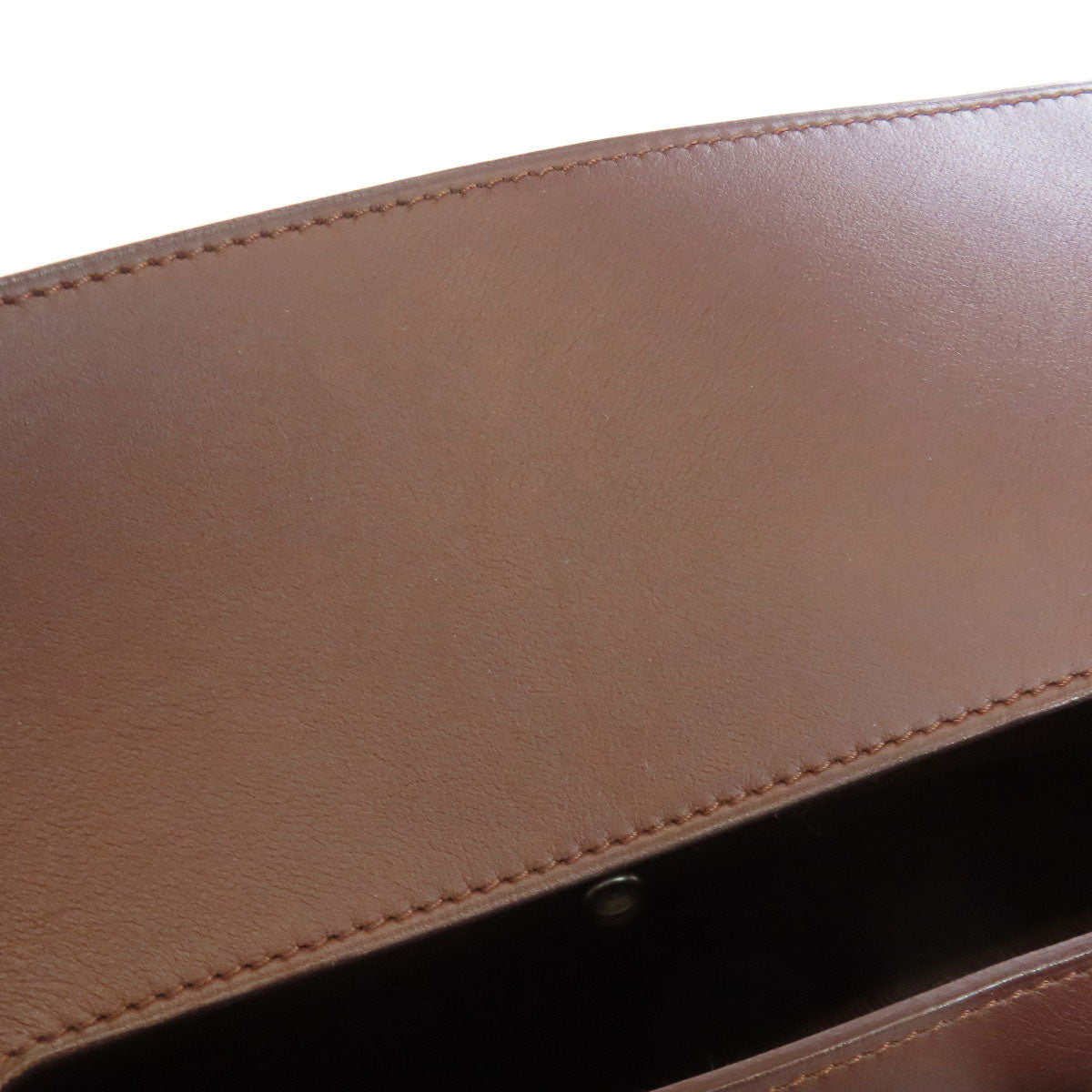 HERMES Handbag Towal chevron Brown Valparaiso Long PM