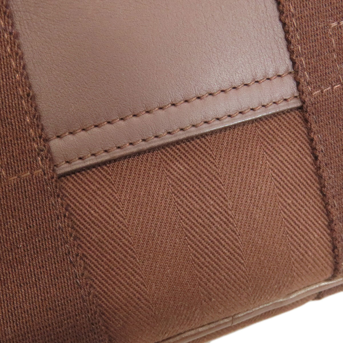 HERMES Handbag Towal chevron Brown Valparaiso Long PM