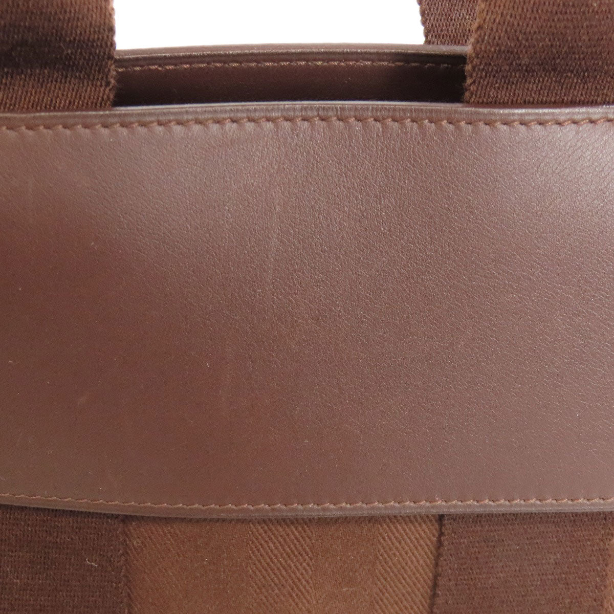 HERMES Handbag Towal chevron Brown Valparaiso Long PM