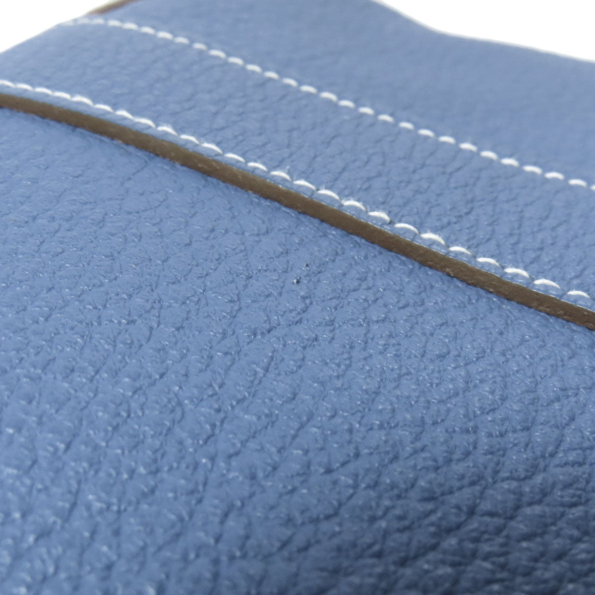 HERMES Tote Bag Negonda blue Garden Party TPM SilverMetal