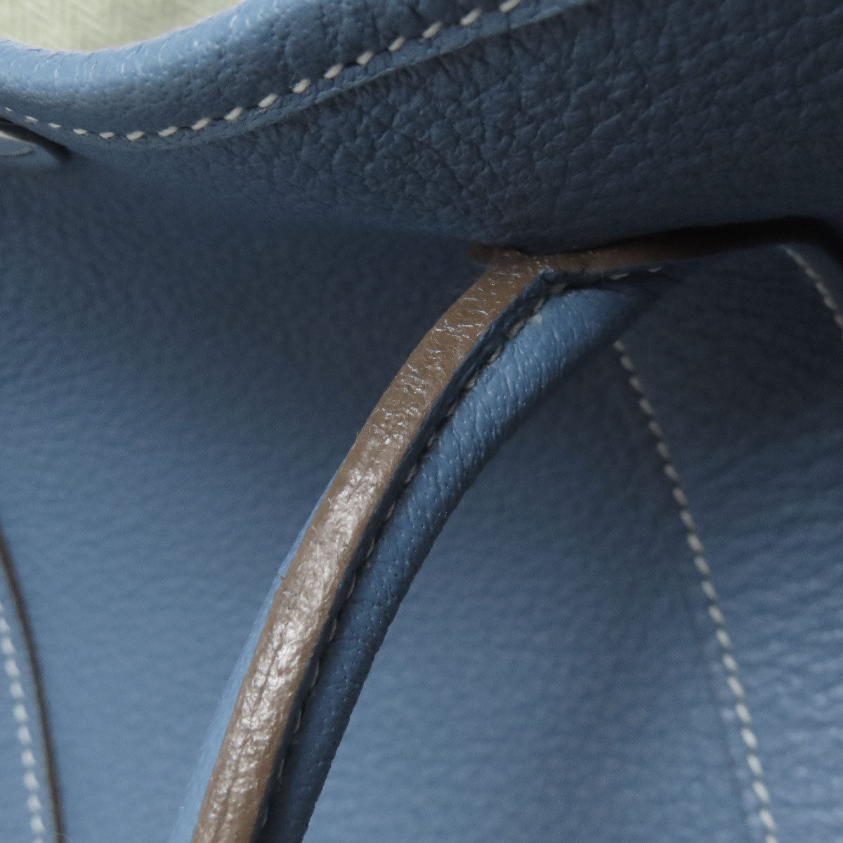 HERMES Tote Bag Negonda blue Garden Party TPM SilverMetal