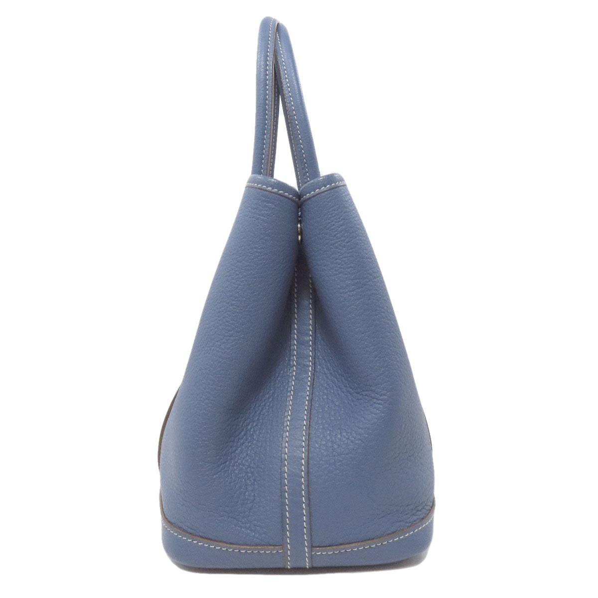 HERMES Tote Bag Negonda blue Garden Party TPM SilverMetal
