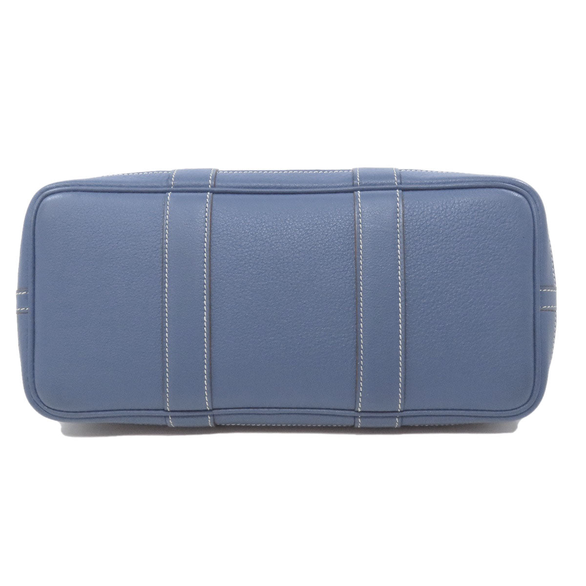 HERMES Tote Bag Negonda blue Garden Party TPM SilverMetal