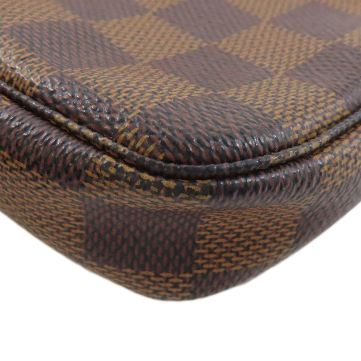 LOUIS VUITTON Accessory pouch N58009 Damier canvas Brown Mini Pochette Accessoires Women Used