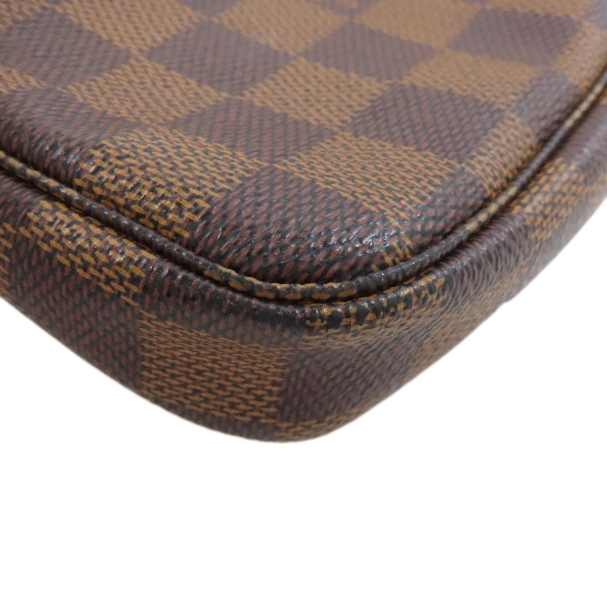 LOUIS VUITTON Accessory pouch N58009 Damier canvas Brown Mini Pochette Accessoires Women Used