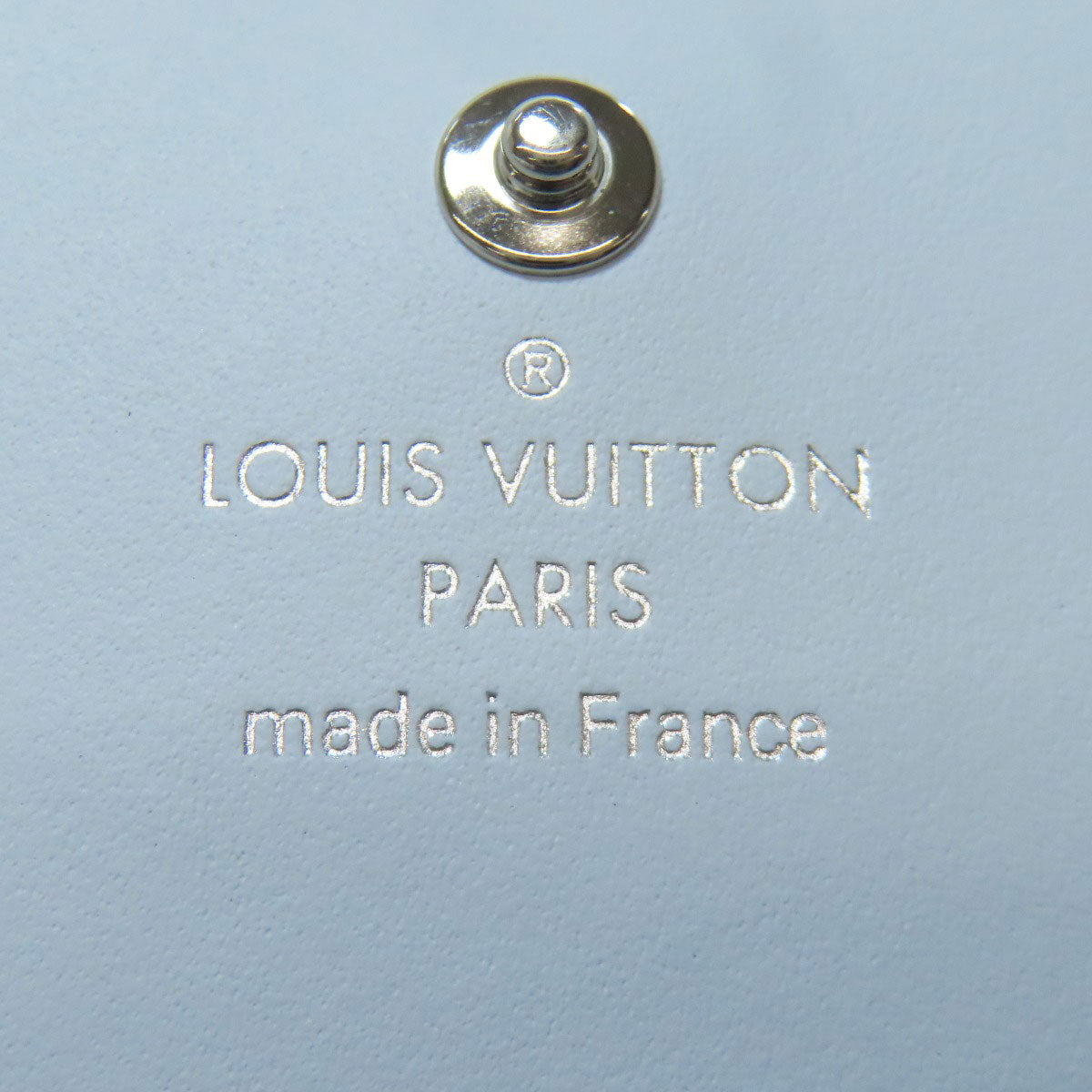 LOUIS VUITTON Bifold Wallet M11802 Mahina leather white Portefeuille Iris Compact Japan Limited Women Used