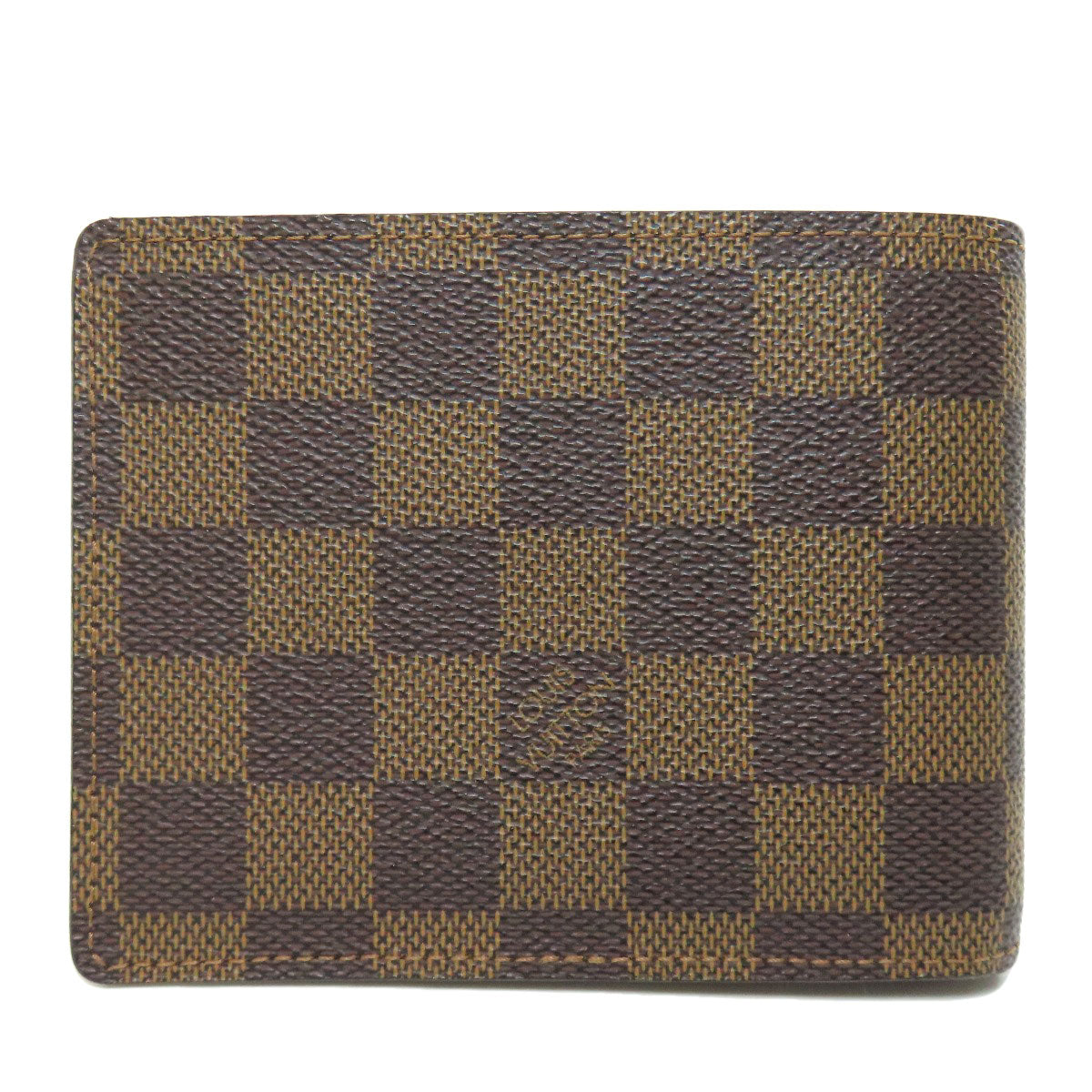 LOUIS VUITTON Bifold Wallet N60011 Damier canvas Brown Portefeuille Florin Women Used