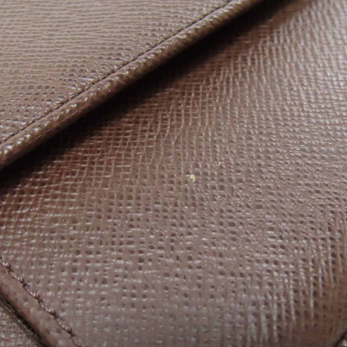 LOUIS VUITTON Bifold Wallet N60011 Damier canvas Brown Portefeuille Florin Women Used