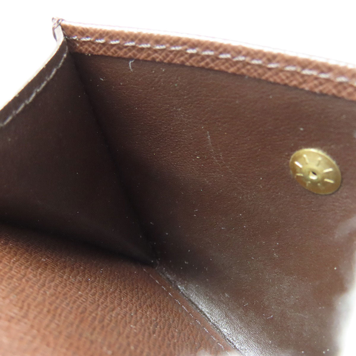 LOUIS VUITTON Bifold Wallet N60011 Damier canvas Brown Portefeuille Florin Women Used