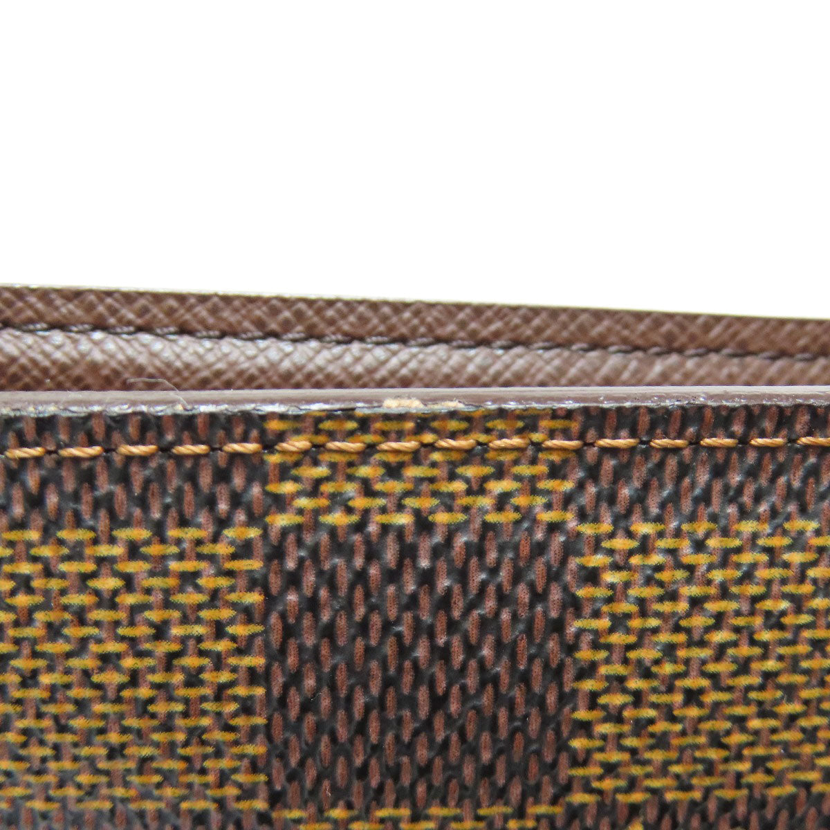 LOUIS VUITTON Bifold Wallet N60011 Damier canvas Brown Portefeuille Florin Women Used