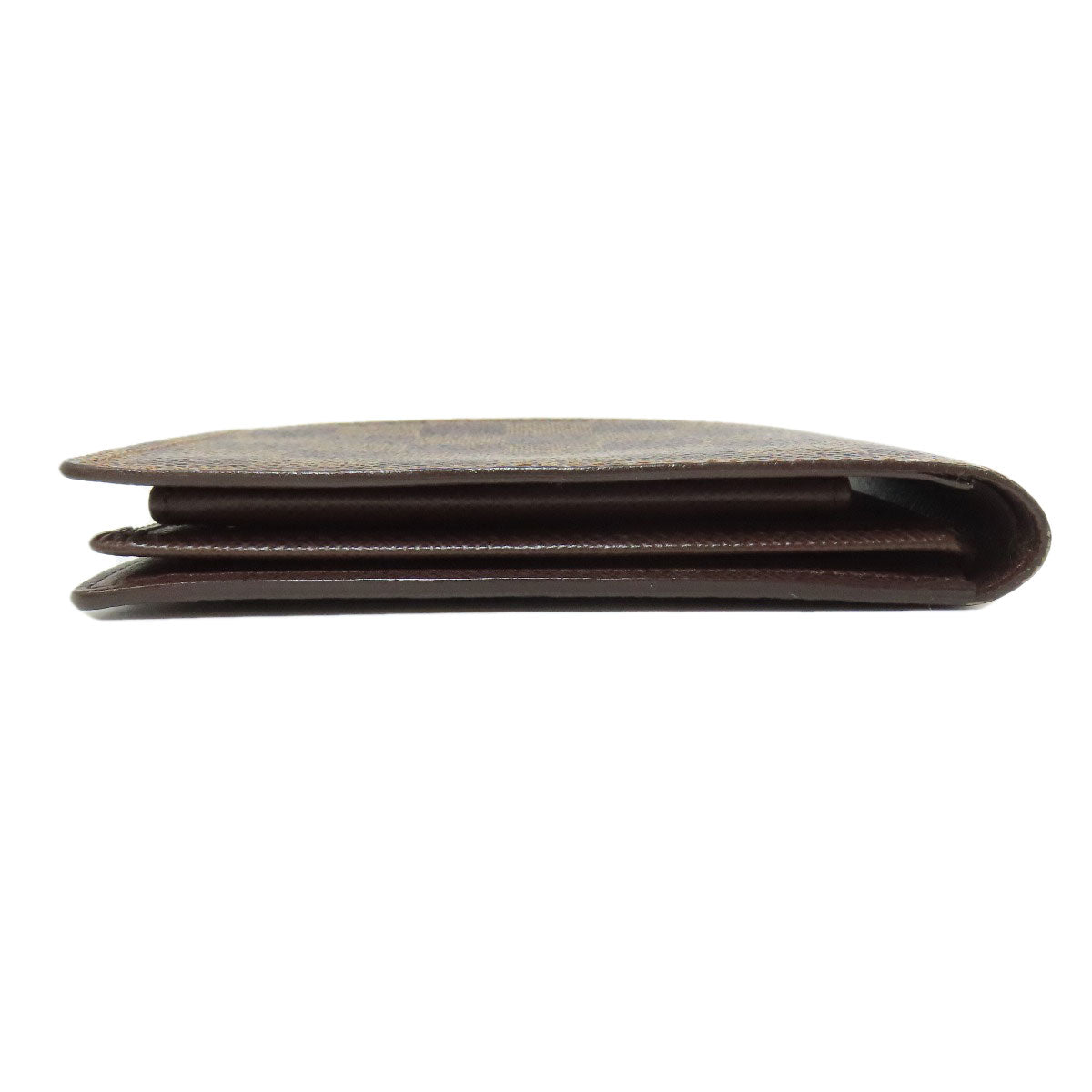 LOUIS VUITTON Bifold Wallet N60011 Damier canvas Brown Portefeuille Florin Women Used