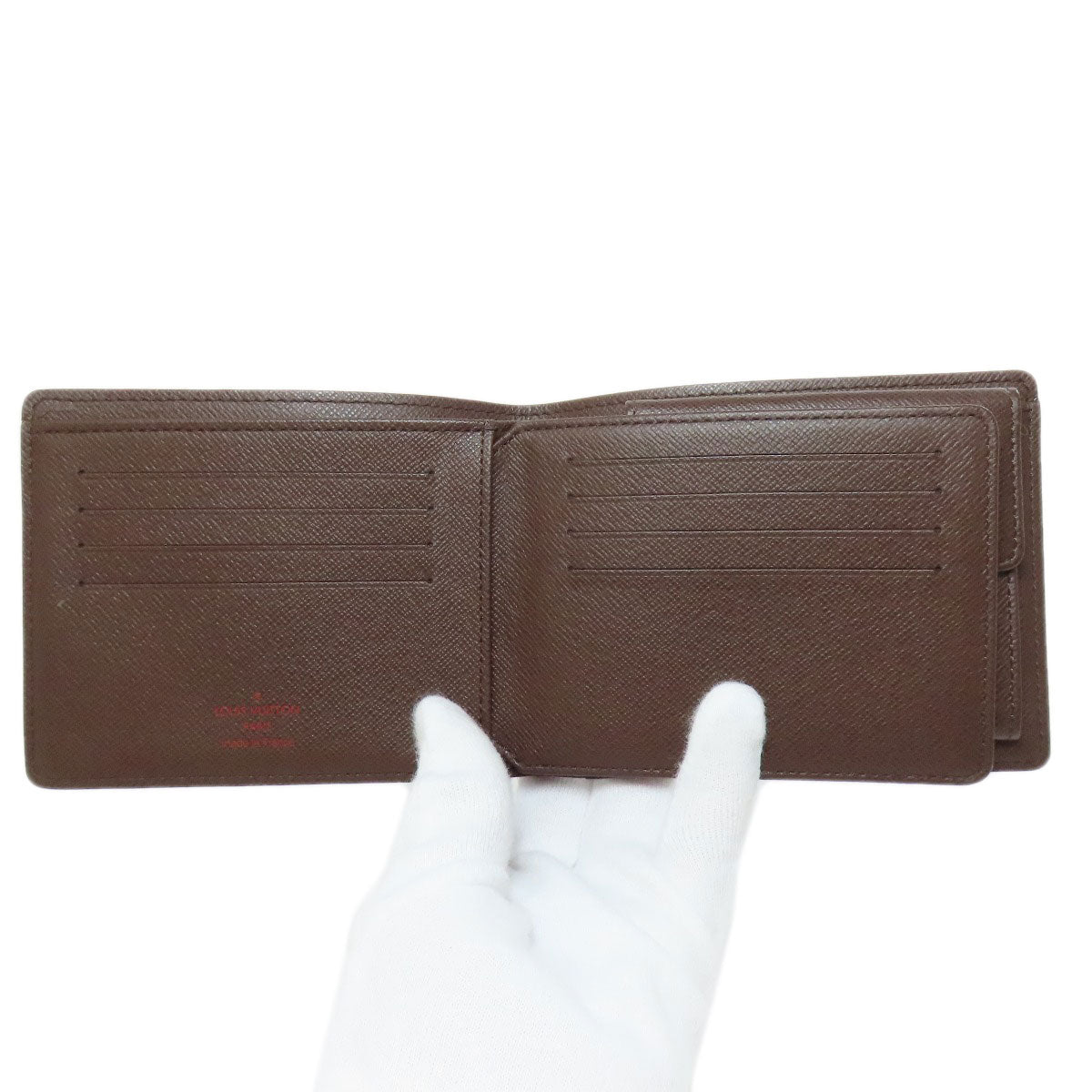 LOUIS VUITTON Bifold Wallet N60011 Damier canvas Brown Portefeuille Florin Women Used