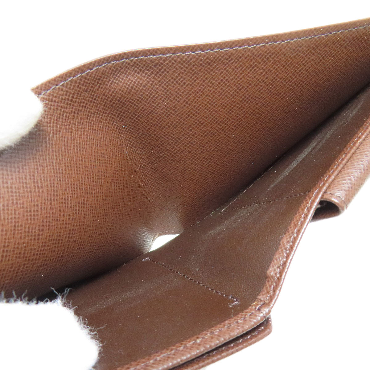 LOUIS VUITTON Bifold Wallet N60011 Damier canvas Brown Portefeuille Florin Women Used