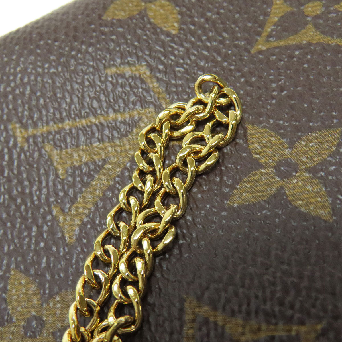 LOUIS VUITTON Accessory pouch M68490 Monogram canvas Brown Mini Pochette Accessoires Vivienne Women Used