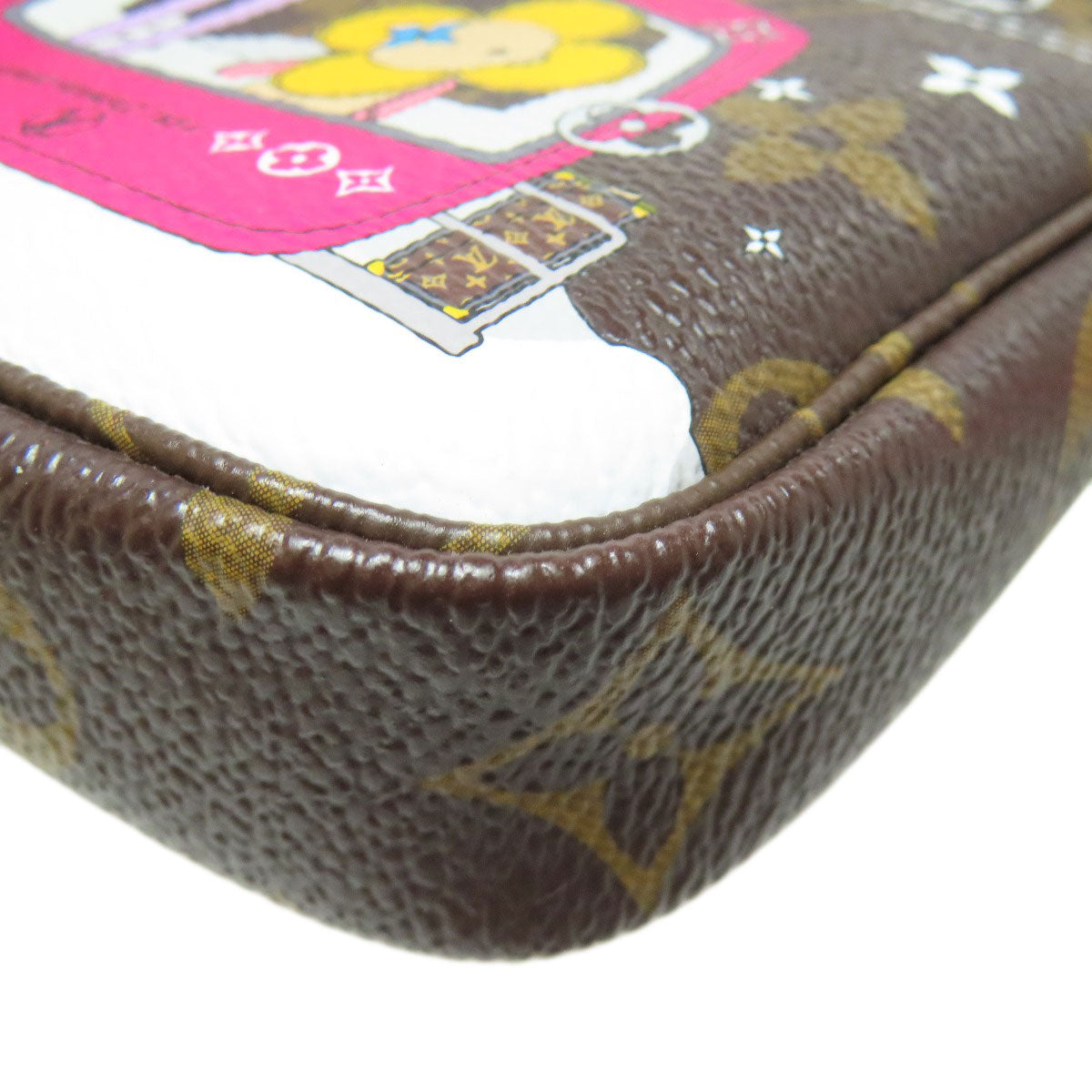 LOUIS VUITTON Accessory pouch M68490 Monogram canvas Brown Mini Pochette Accessoires Vivienne Women Used