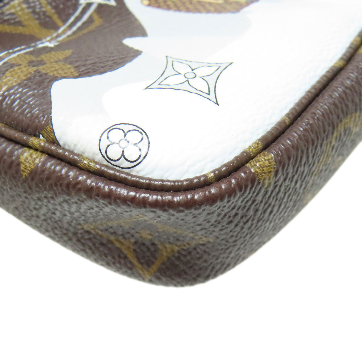 LOUIS VUITTON Accessory pouch M68490 Monogram canvas Brown Mini Pochette Accessoires Vivienne Women Used