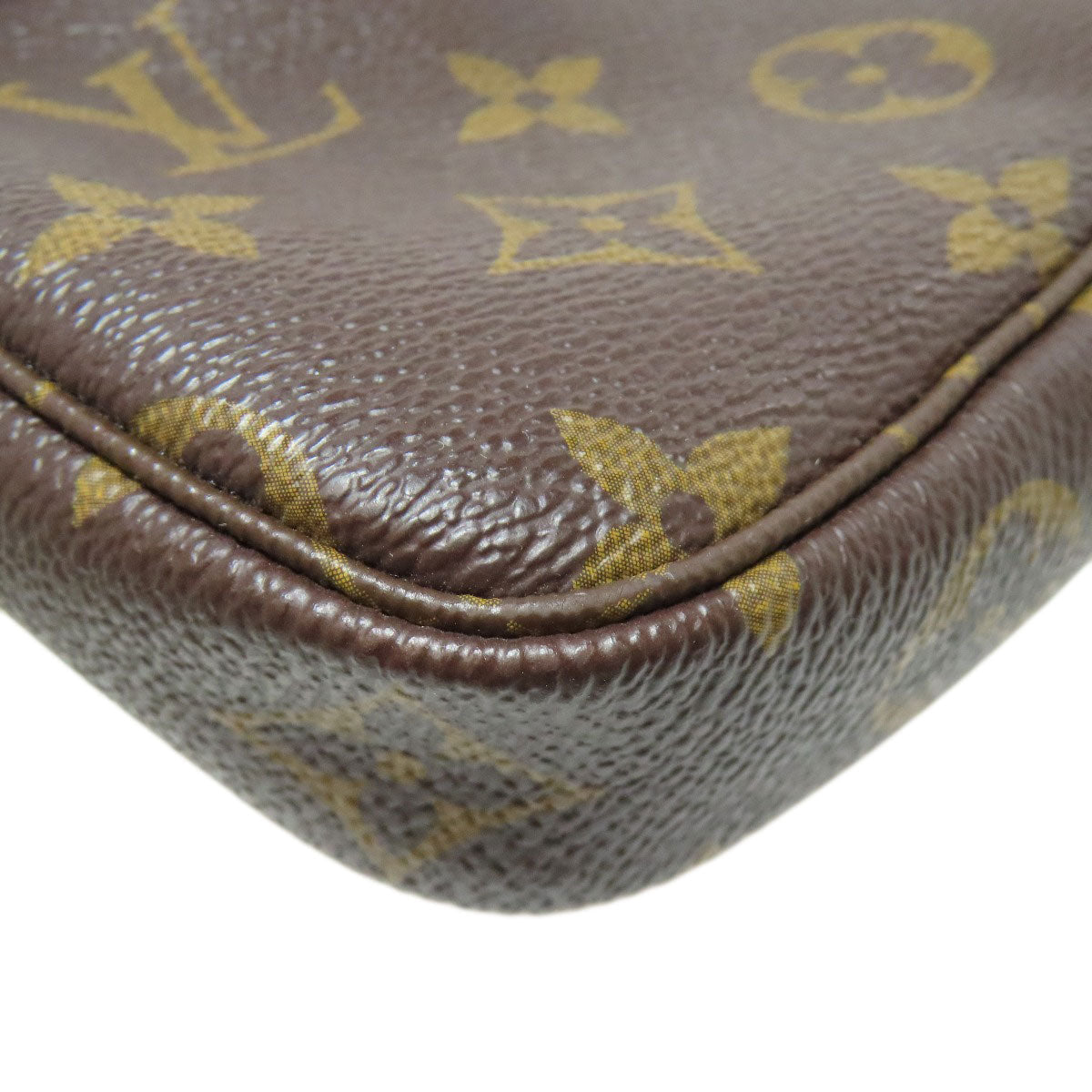 LOUIS VUITTON Accessory pouch M68490 Monogram canvas Brown Mini Pochette Accessoires Vivienne Women Used