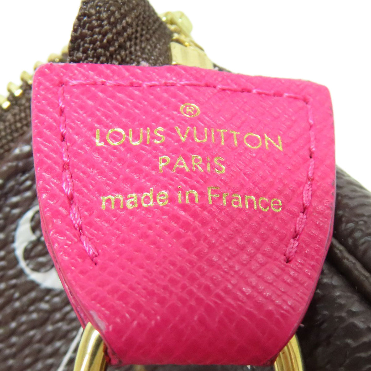 LOUIS VUITTON Accessory pouch M68490 Monogram canvas Brown Mini Pochette Accessoires Vivienne Women Used