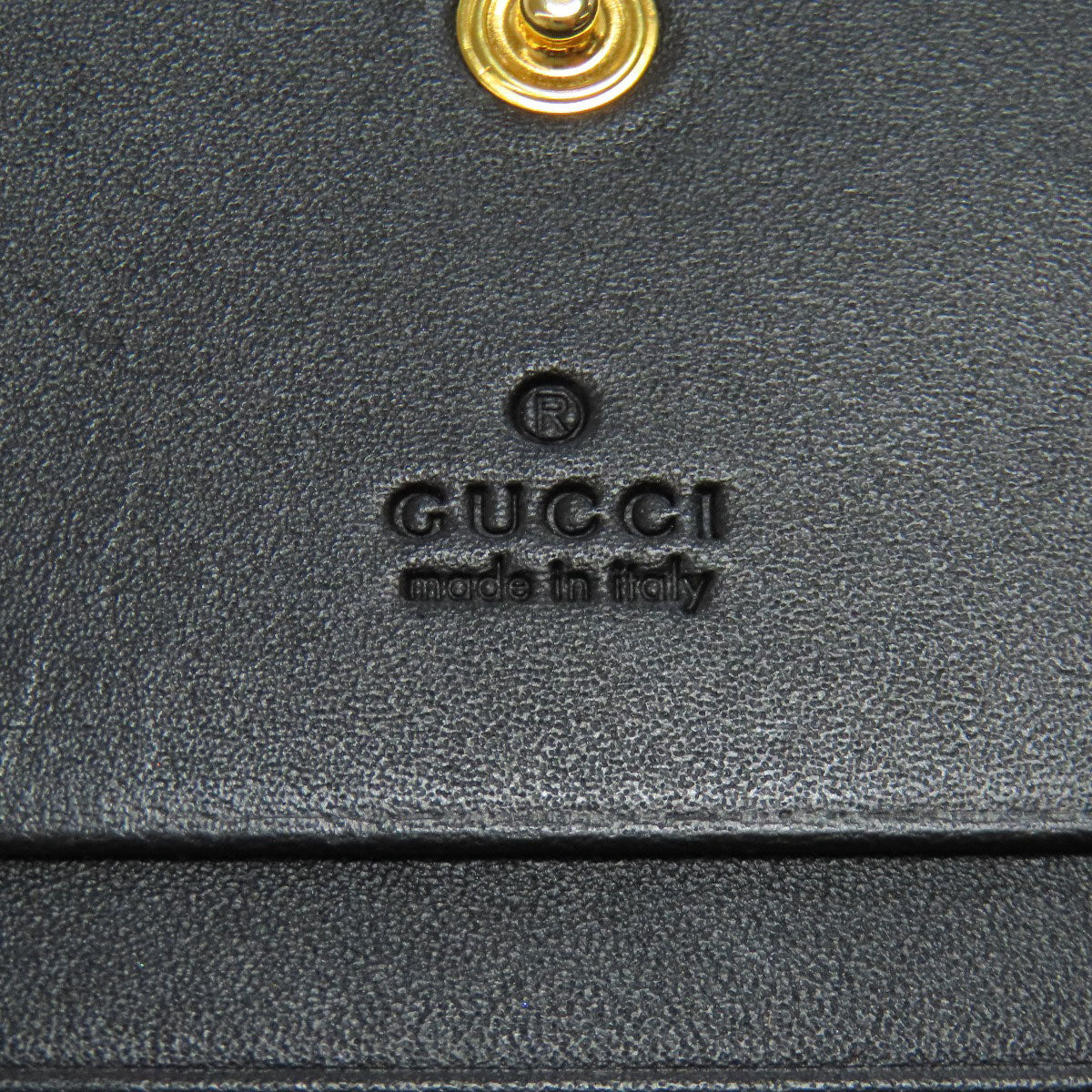 GUCCI Bifold Wallet 508757 PVC Brown GG Supreme B Women Used