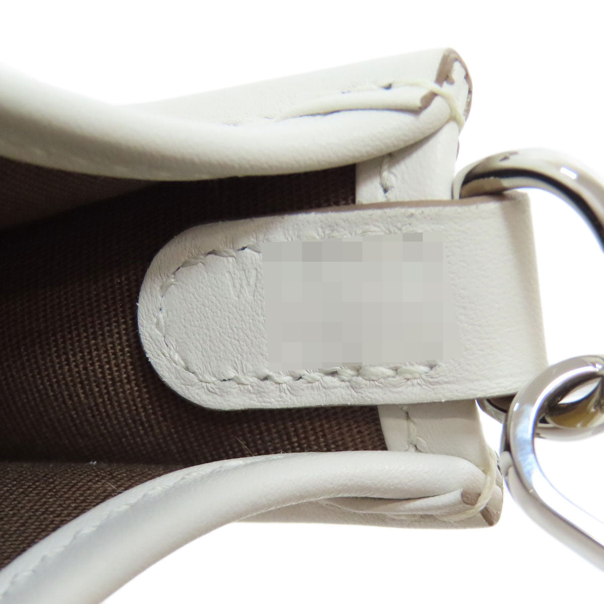 HERMES Handbag Towar Officche Brown Neo Evelyn 16 TPM SilverMetal
