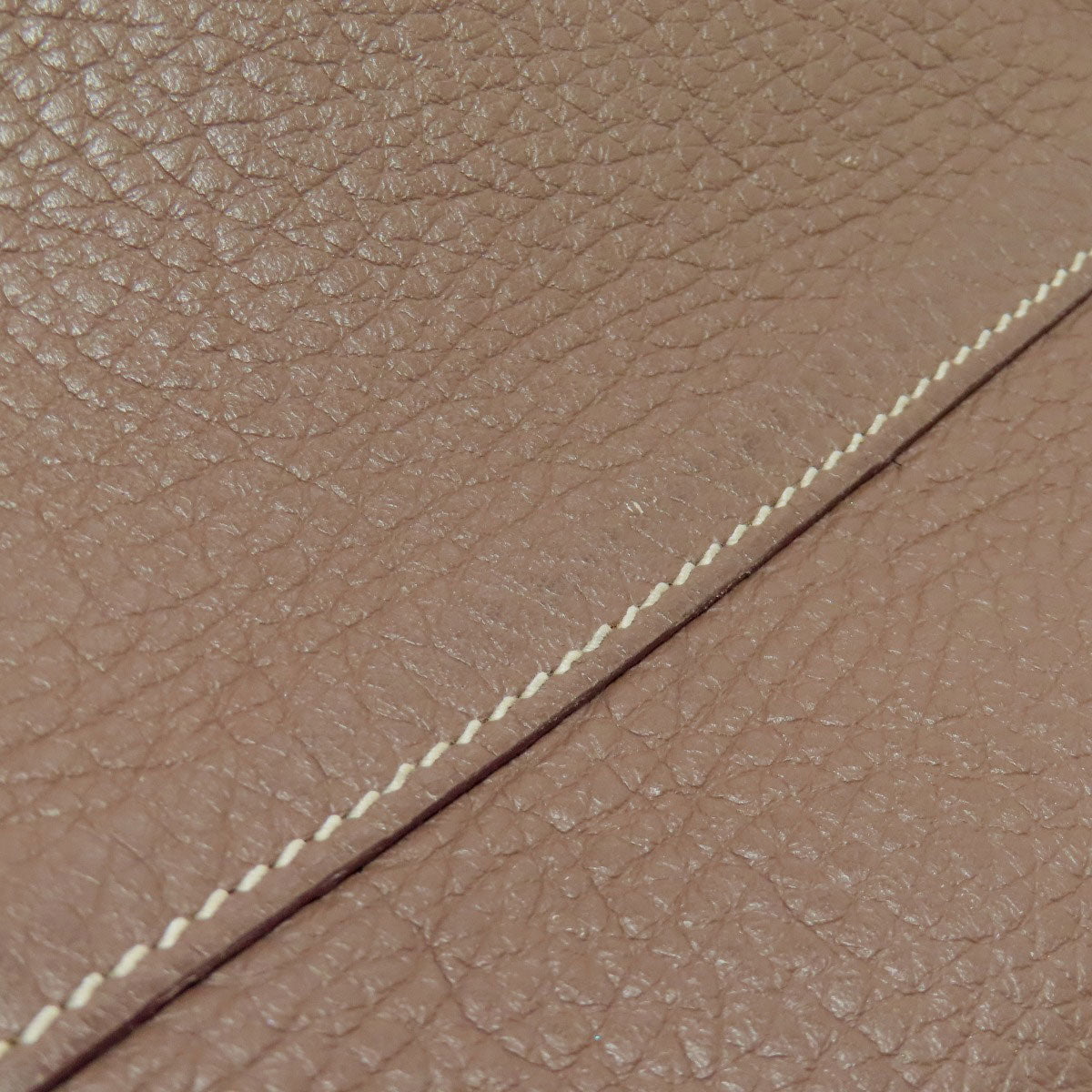 HERMES Tote Bag Taurillon Clemence beige Double Sense 36 Etoupe