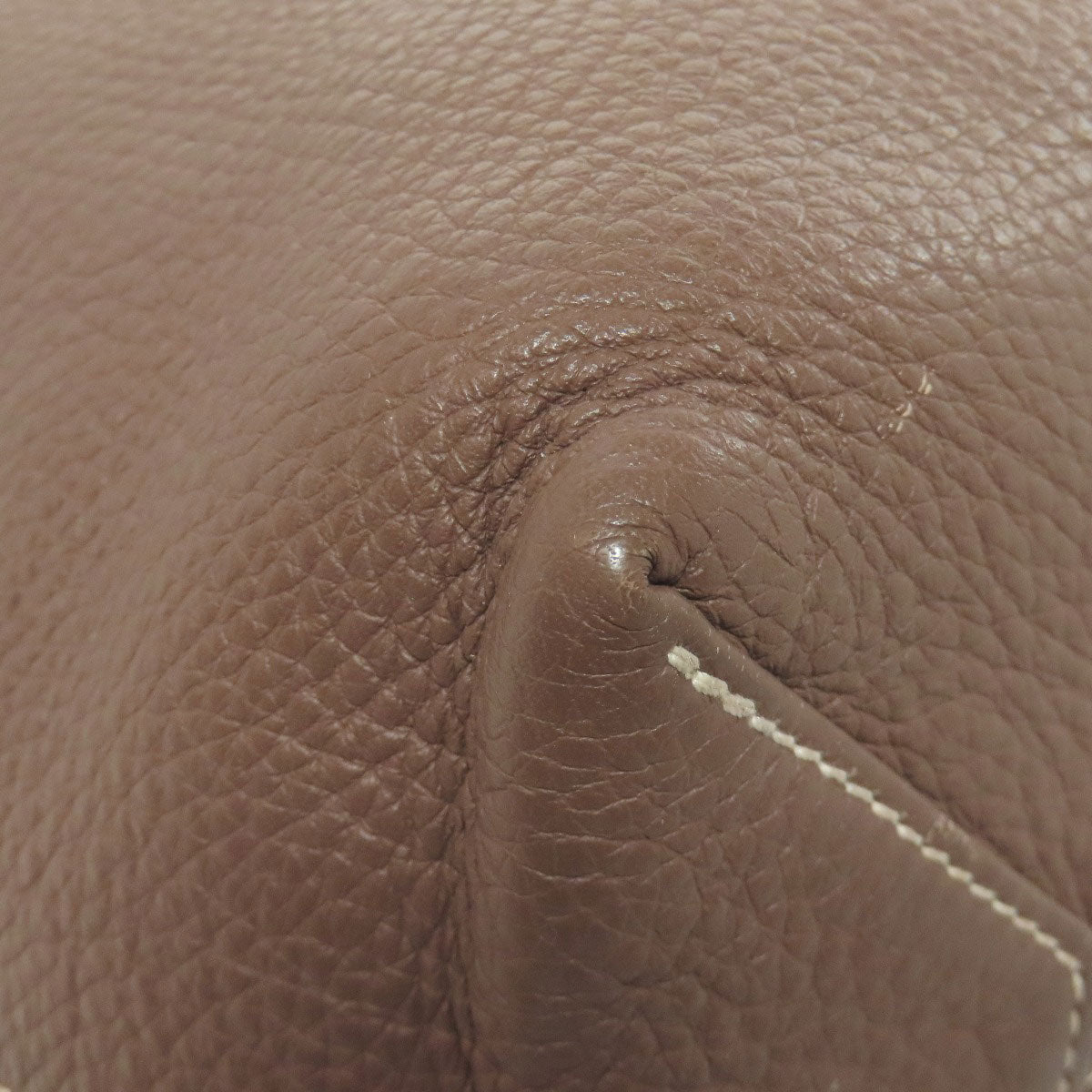 HERMES Tote Bag Taurillon Clemence beige Double Sense 36 Etoupe