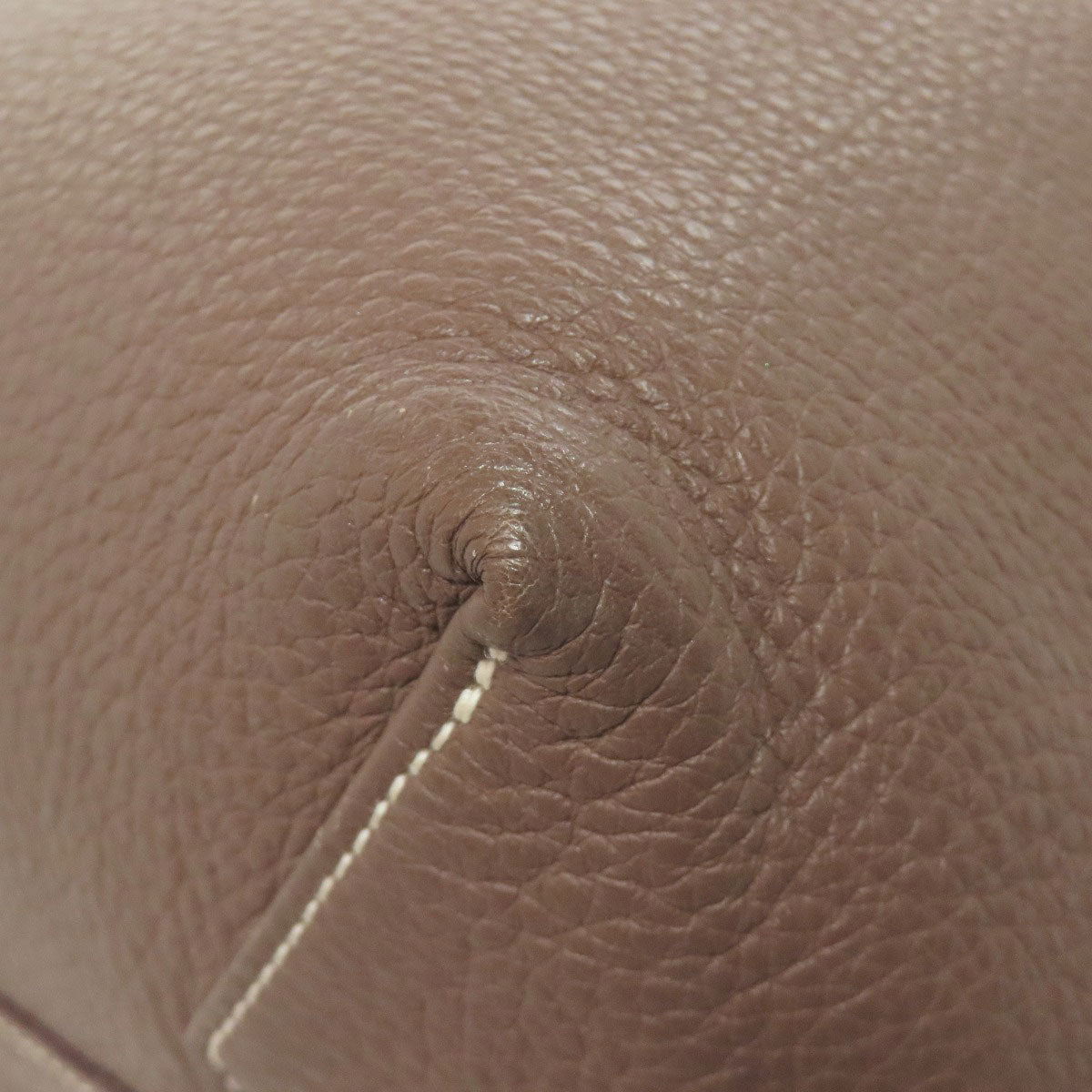HERMES Tote Bag Taurillon Clemence beige Double Sense 36 Etoupe