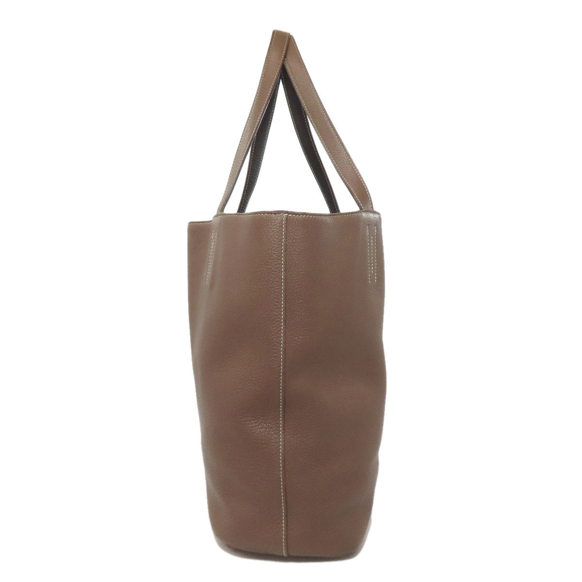 HERMES Tote Bag Taurillon Clemence beige Double Sense 36 Etoupe