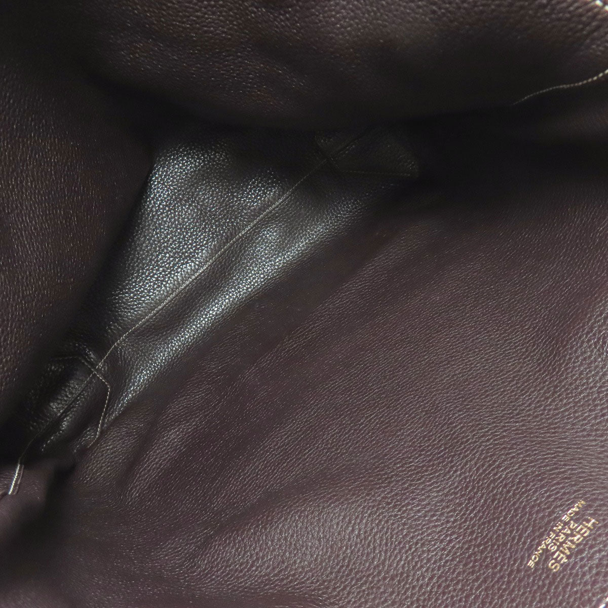 HERMES Tote Bag Taurillon Clemence beige Double Sense 36 Etoupe