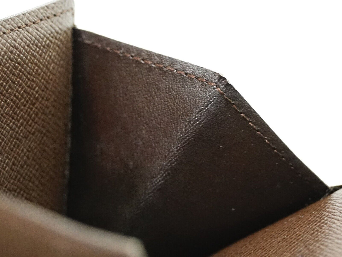 Louis Vuitton Brown Canvas Portefeuille Elise wallet accessories