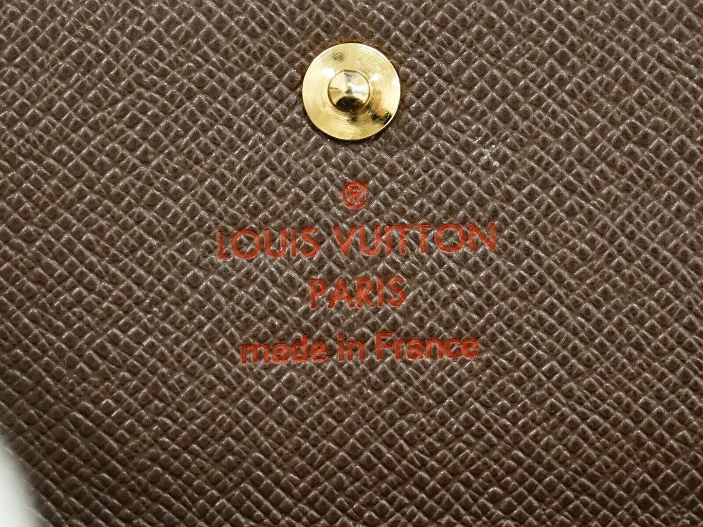 Louis Vuitton Brown Canvas Portefeuille Elise wallet accessories