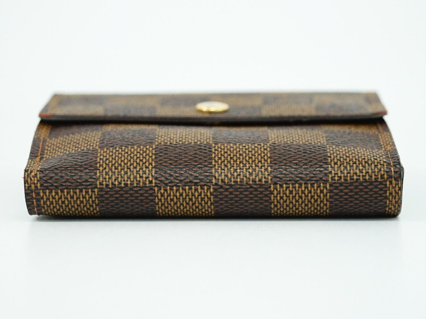 Louis Vuitton Brown Canvas Portefeuille Elise wallet accessories