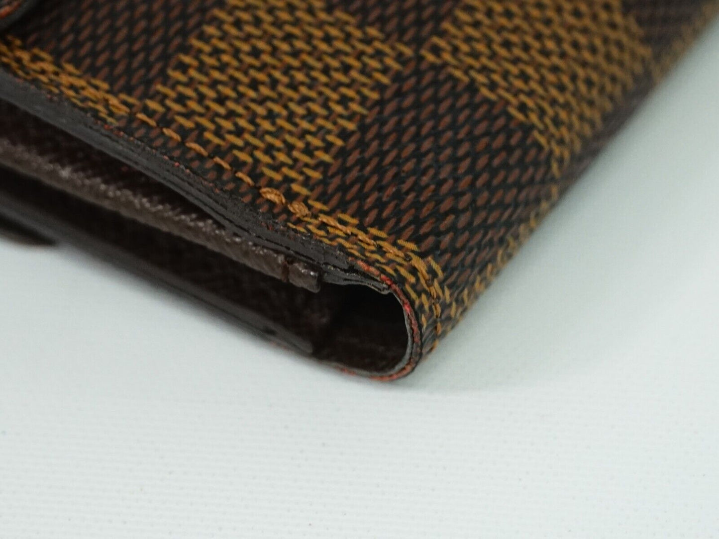 Louis Vuitton Brown Canvas Portefeuille Elise wallet accessories