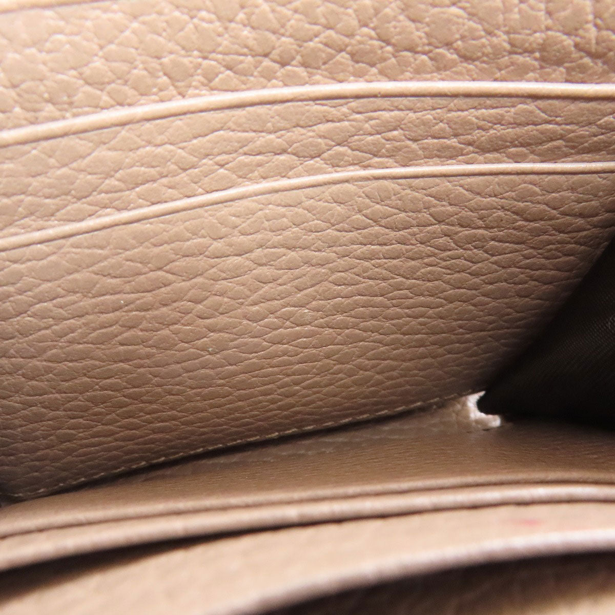 GUCCI Bifold Wallet 593587 leather beige Double G GG Marmont Medium Wallet Women Used