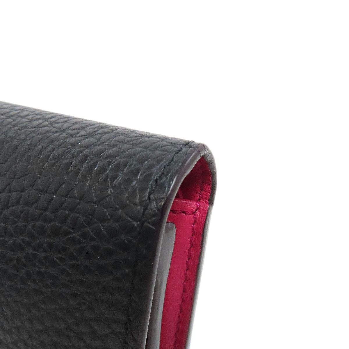 LOUIS VUITTON Bifold Wallet M62157 Taurillon Clemence black Portefeuille Compact Women Used