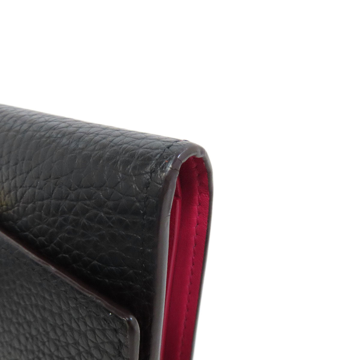 LOUIS VUITTON Bifold Wallet M62157 Taurillon Clemence black Portefeuille Compact Women Used