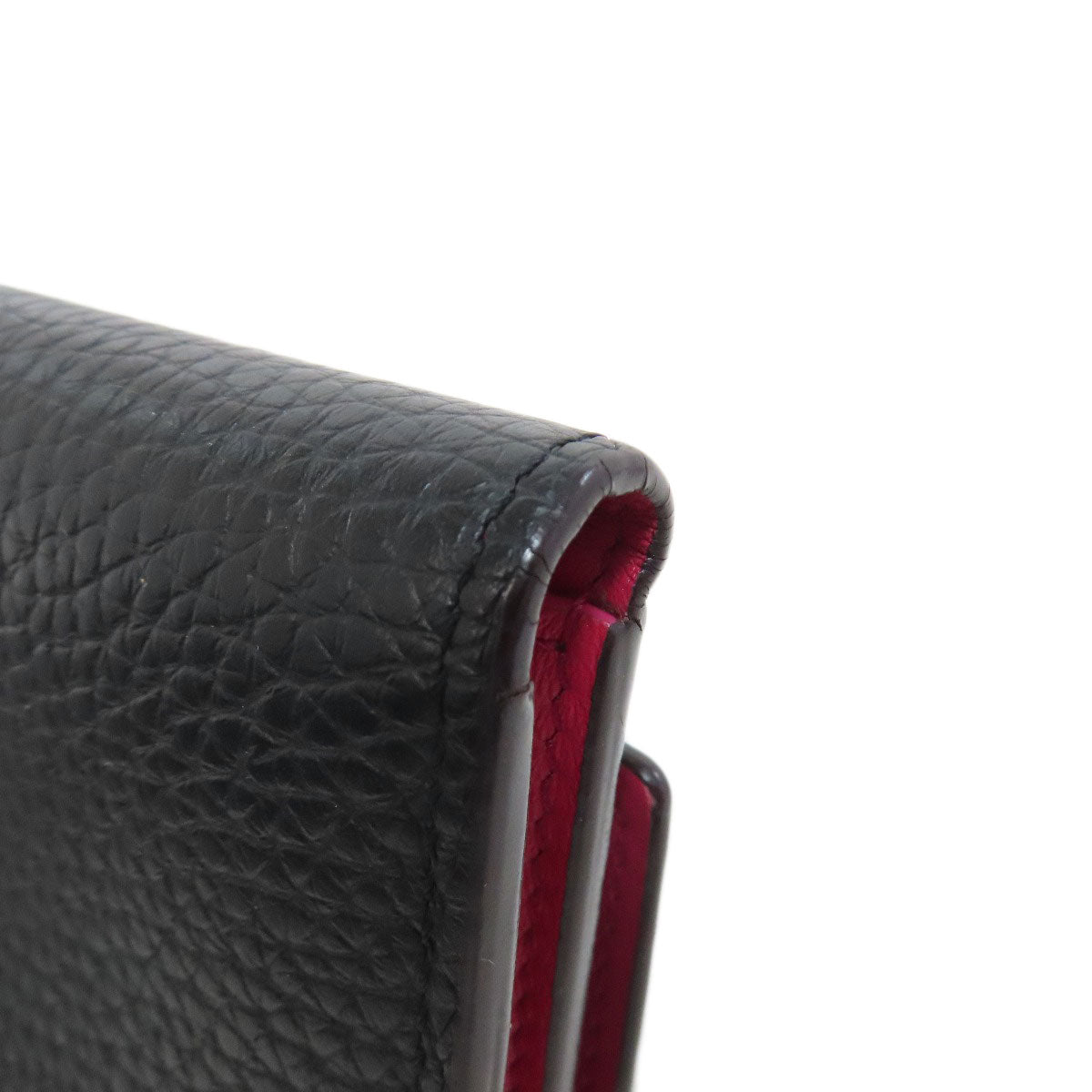 LOUIS VUITTON Bifold Wallet M62157 Taurillon Clemence black Portefeuille Compact Women Used