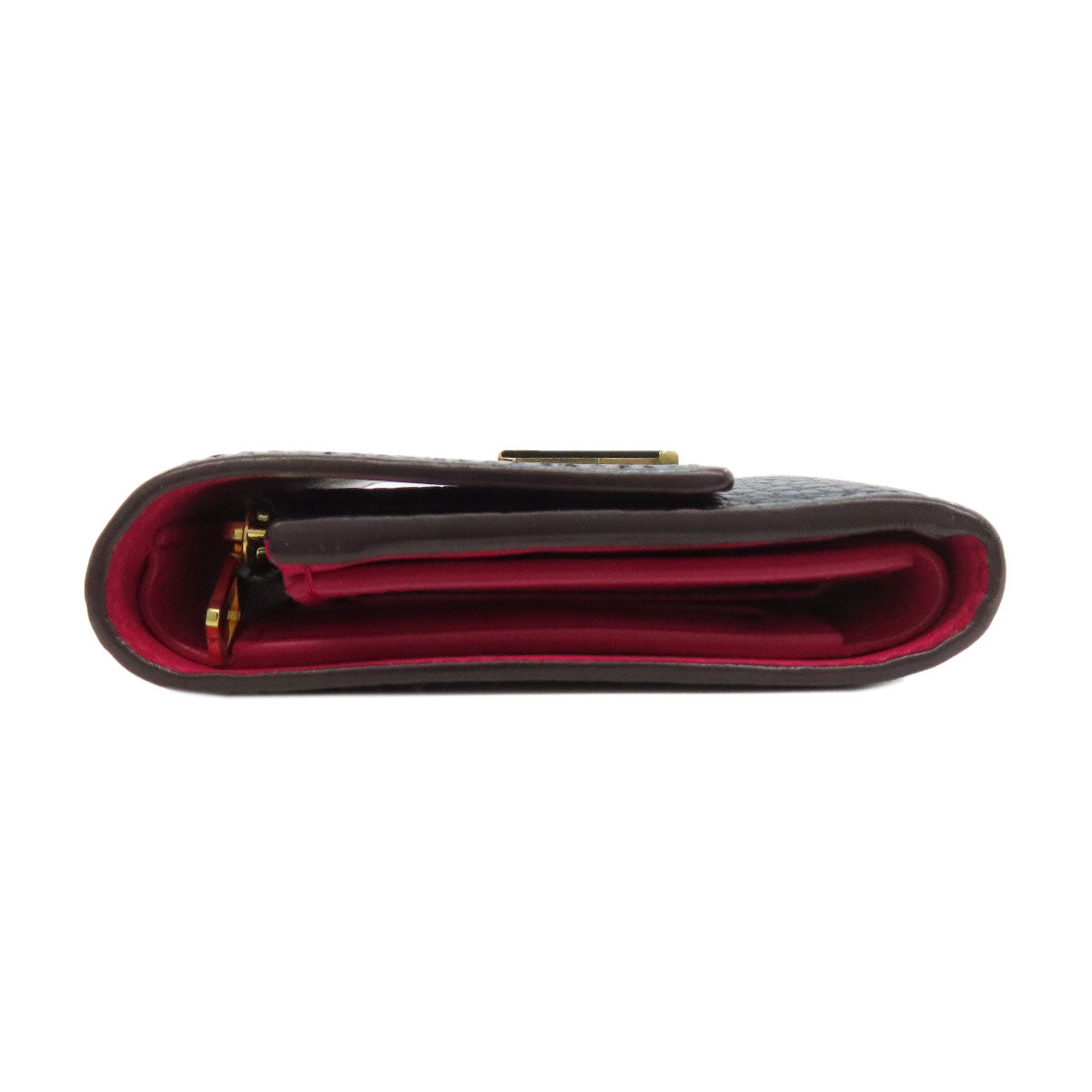 LOUIS VUITTON Bifold Wallet M62157 Taurillon Clemence black Portefeuille Compact Women Used