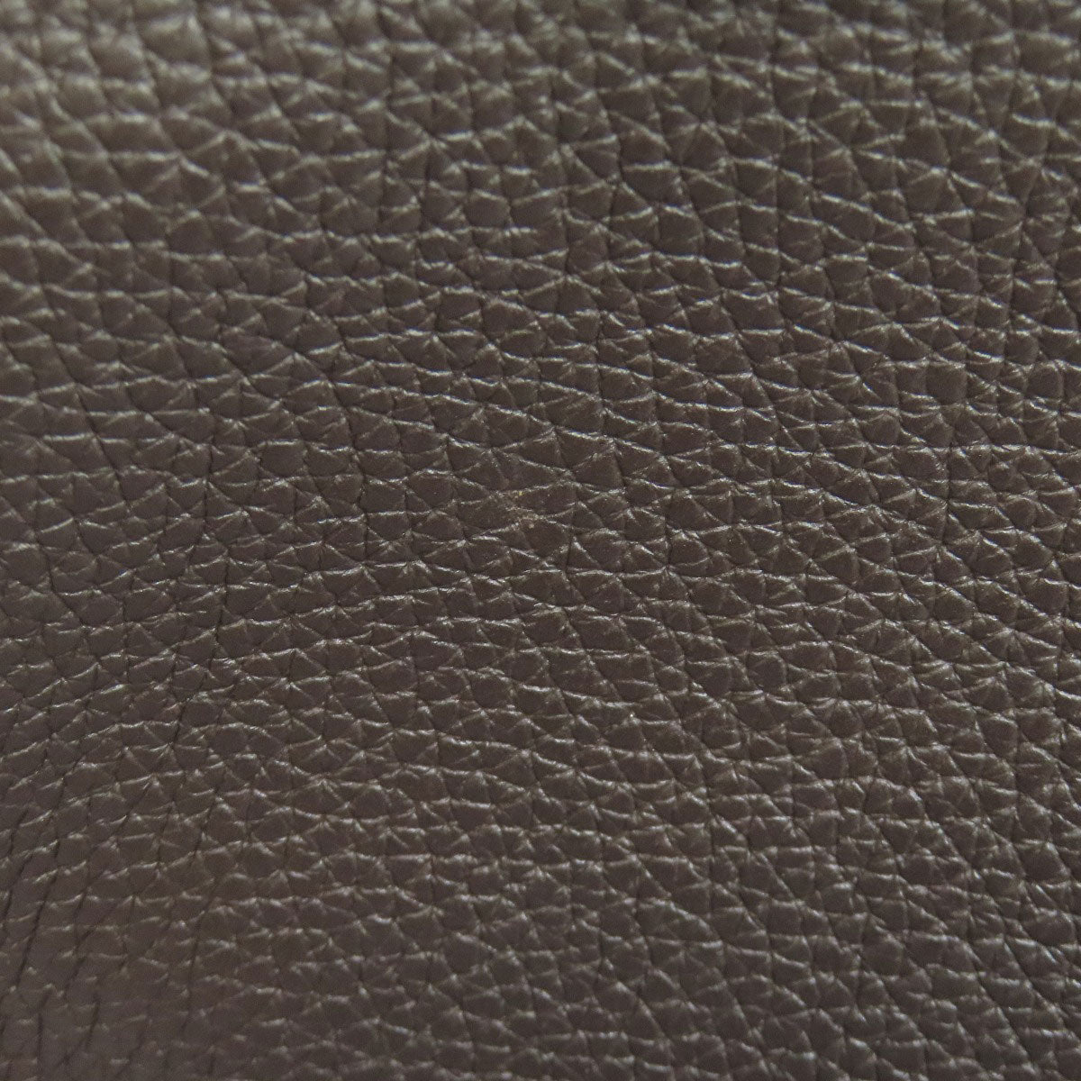 HERMES Shoulder Bag Taurillon Clemence Brown Evelyn TPM SilverMetal