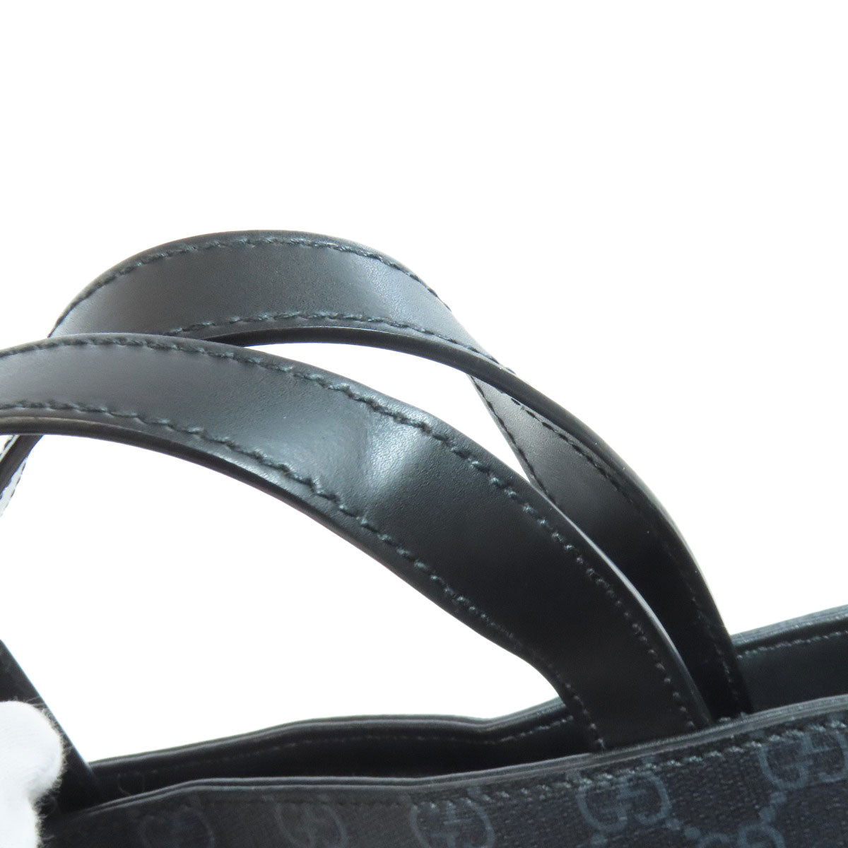GUCCI Handbag 495559 PVC gray GG Supreme 2WAY